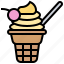cone, cream, delicious, dessert, ice 