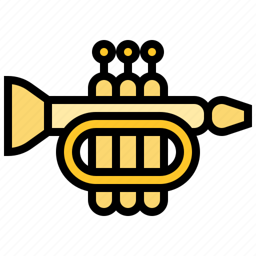 Instrument, melody, music, play, trumpet icon - Download on Iconfinder