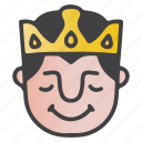 avatar, emoji, emoticon, king, peace