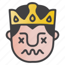 avatar, dead, emoji, emoticon, king