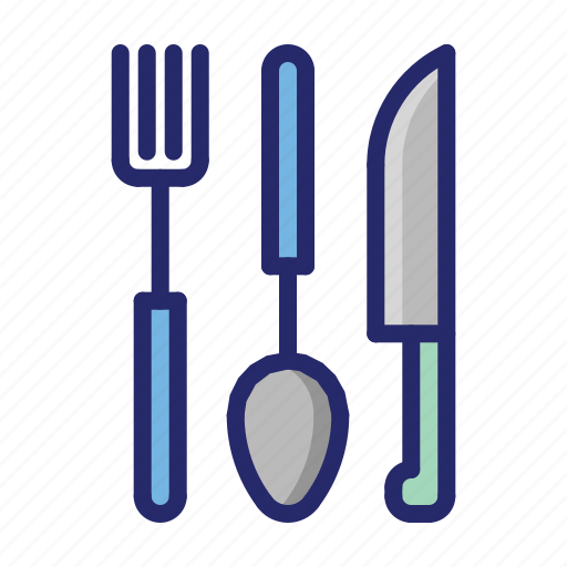 Fork, kitchen, knife, spoon icon - Download on Iconfinder