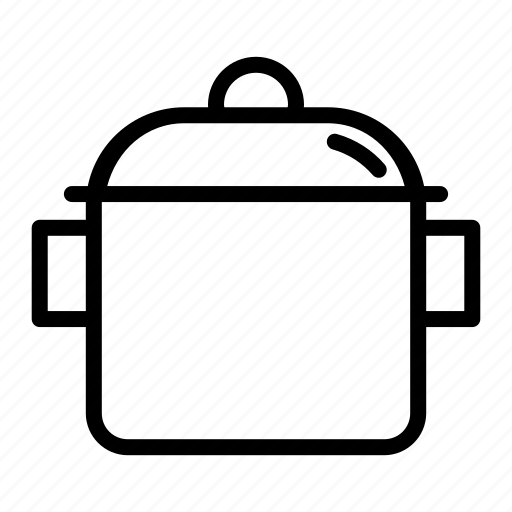 Cooking pot, cookware, kitchen, pot, saucepan icon - Download on Iconfinder