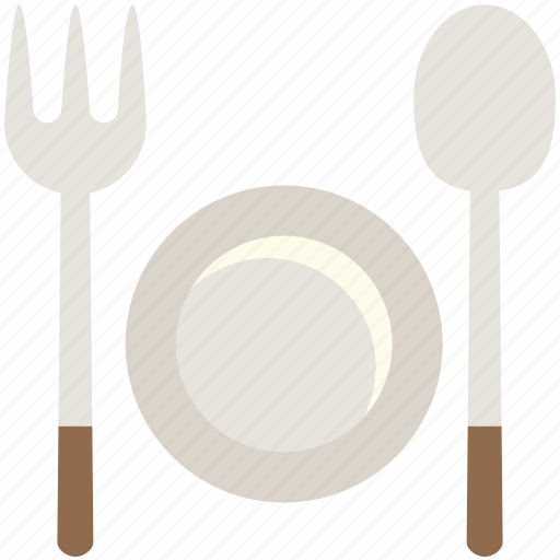 Cutlery, fork, kitchen, plates, spoon icon - Download on Iconfinder