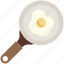 egg, fry, kitchen, pan, utensils 