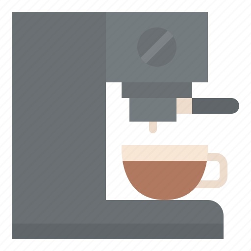 Coffee, machine, kitchen, cooking, appliances icon - Download on Iconfinder
