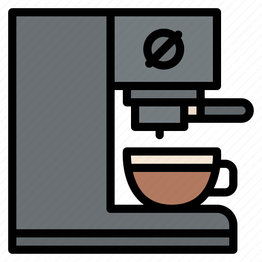 Coffee, machine, kitchen, cooking, appliances icon - Download on Iconfinder