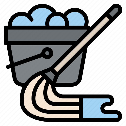 Mop, kitchen, cooking, cleaning, tools icon - Download on Iconfinder