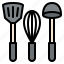 spatula, whisk, ladle, kitchen, utensils 