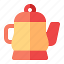 teapot, pot, kettle, utensil, appliance 