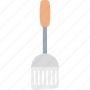spatula, cooking spoon, slotted turner, kitchen utensils, kitchen turner 