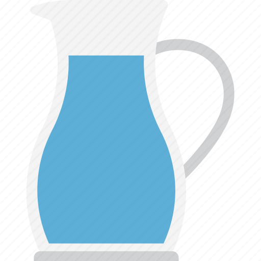 Jug, water jug, vessel, ewer, kitchen utensil icon - Download on Iconfinder