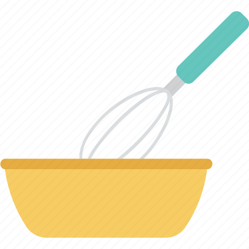 Whisk, hand mixer, cake mixer, utensil, bowl icon - Download on Iconfinder