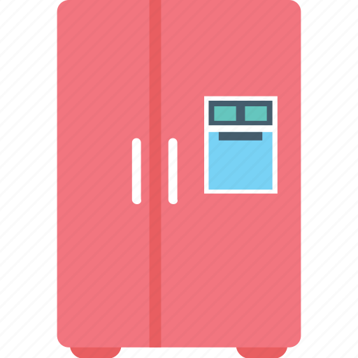 Refrigerator, fridge, freezer, household appliance, electronics icon - Download on Iconfinder