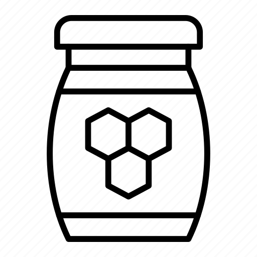 Honey, jar, honey jar, dessert, sweeits icon - Download on Iconfinder