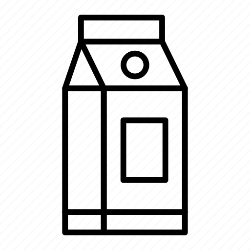 Milk, milk packet, package, drink, liquid icon - Download on Iconfinder