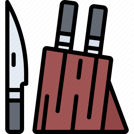 Knife, holder, kitchen, shop, tool, cooking icon - Download on Iconfinder