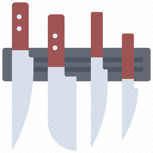 Knife, holder, magnet, kitchen, shop, tool, cooking icon - Download on Iconfinder
