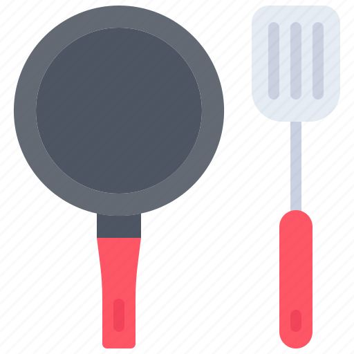 Pan, spatula, kitchen, shop, tool, cooking icon - Download on Iconfinder