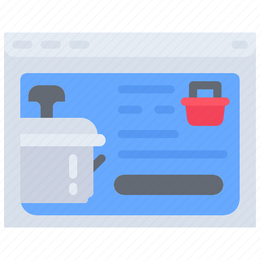 Pot, website, browser, kitchen, shop, tool, cooking icon - Download on Iconfinder