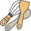 utensil, set, cooking, spoon, fork 
