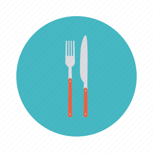 Food, fork, kitchen, knife, lunch, restaurant icon - Download on Iconfinder