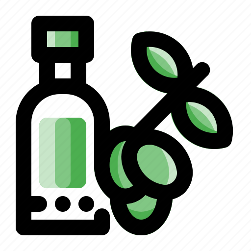 Kitchen, liquid, material, oil, oil bottle, olive, olive oil icon - Download on Iconfinder