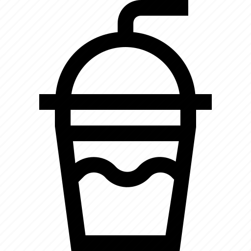 Coffee, cream, espresso, filter, hot, milk, straw icon - Download on Iconfinder
