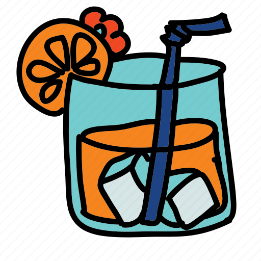 Cool, drink, drinks, ice, straw icon - Download on Iconfinder