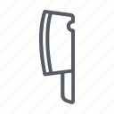 cleaver, food, home, kitchen, restaurant, room icon icon