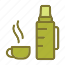 kitchen, apparatus, thermos, drink, beverage, cup, tea, coffee, appliance