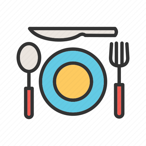 Course, dinner, dish, food, meal, table, two icon - Download on Iconfinder