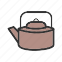 antique, kettle, kitchen, pot, style, tea, traditional