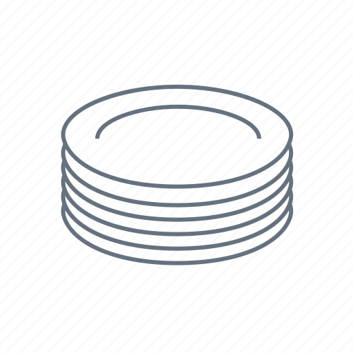 Cafe, ceramics, dish, dishes, kitchen, plate, plates icon - Download on Iconfinder
