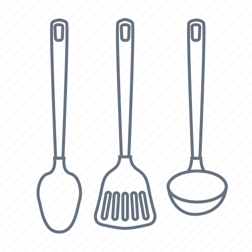 Cook, kitchen, ladle, soup ladle, spatula, spoon icon - Download on Iconfinder