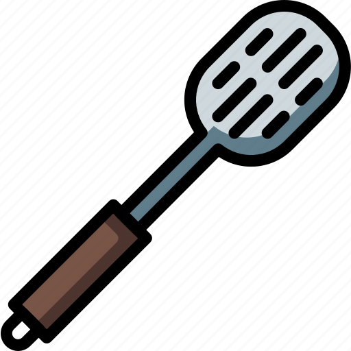 Kitchen, objects, slotted, spoon, ultra icon - Download on Iconfinder