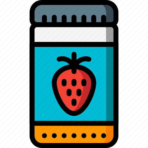 Food, jam, jar, kitchen, objects, strawberry, ultra icon - Download on Iconfinder