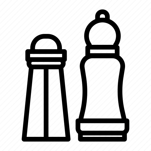Salt, shaker, and, papermill, cooking, kitchenware, utensils icon - Download on Iconfinder