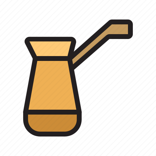 Cezve, coffee, drink, filled, food, kitchen, utensil icon - Download on Iconfinder