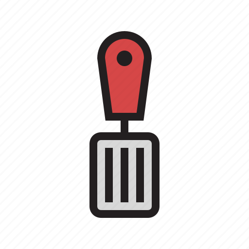 Filled, food, fry, kitchen, pan, spatula, utensil icon - Download on Iconfinder