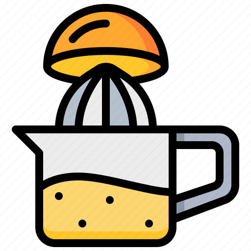 Cooking, juicer, kitchen, orange, tool icon - Download on Iconfinder