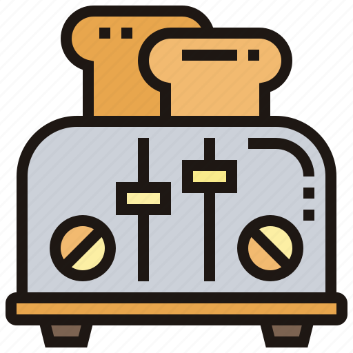 Appliance, bread, breakfast, electric, toaster icon - Download on Iconfinder