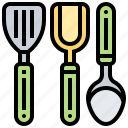 frying, kitchenware, spade, spatula, utensil