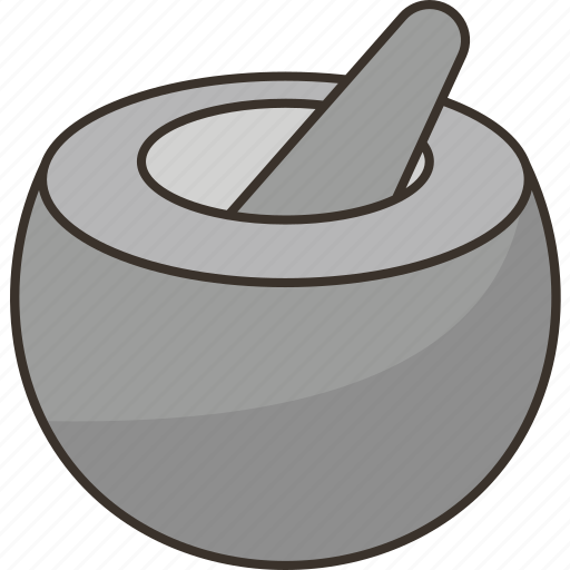 Grinder, mortar, crush, bowl, kitchen icon - Download on Iconfinder