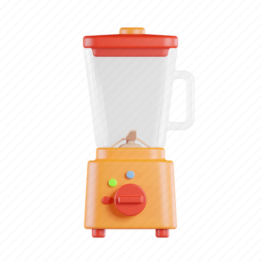 Blender, mixer, food processor, juicer, kitchen, appliance 3D illustration - Download on Iconfinder