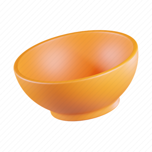 Bowl, soup, serving, utensil, restaurant, kitchenware 3D illustration - Download on Iconfinder