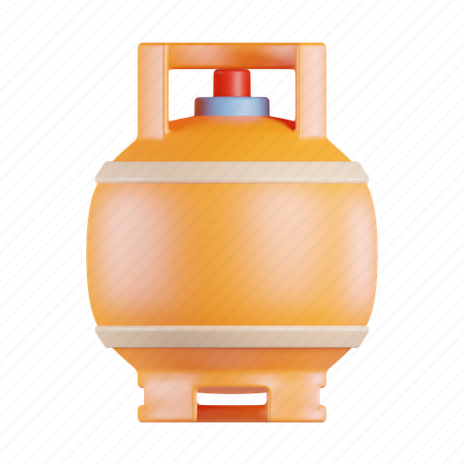 Gas, tank, cylinder, petrol, liquefied petroleum gas, lpg, stove 3D illustration - Download on Iconfinder