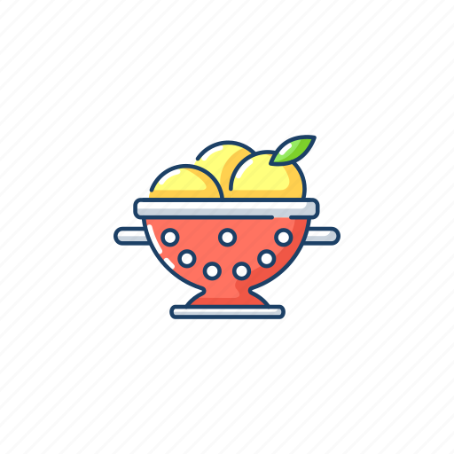 Colander, rinse, fruit, pan icon - Download on Iconfinder