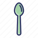 eat, kitchen, spoon, tools