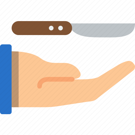 Cooking, give, knife icon - Download on Iconfinder