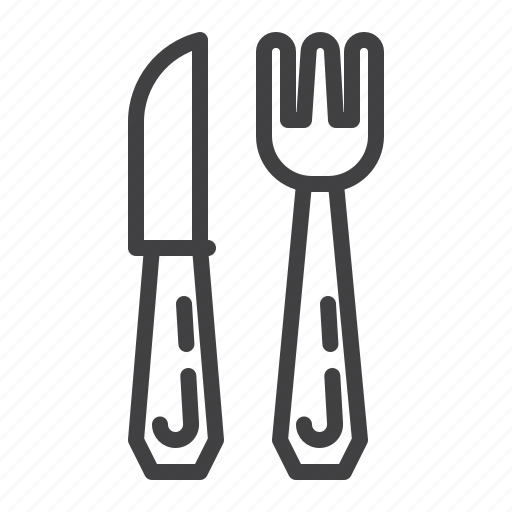 Fork, knife, cutlery icon - Download on Iconfinder